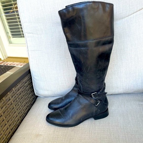 Clarks, Tige De Cuir Autres Materiaux, Black Boots, Size 8 - Picture 3 of 7